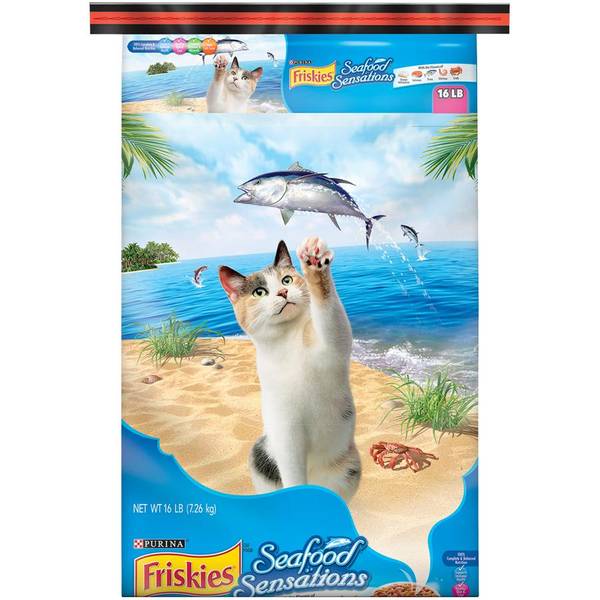 Friskies 16 lb Seafood Sensations Cat Food