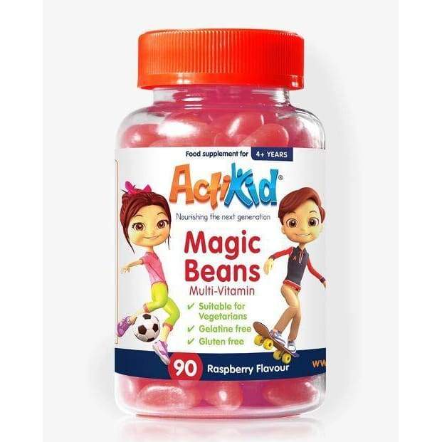 Magic Beans Multi-Vitamin, Raspberry - 90 gummies