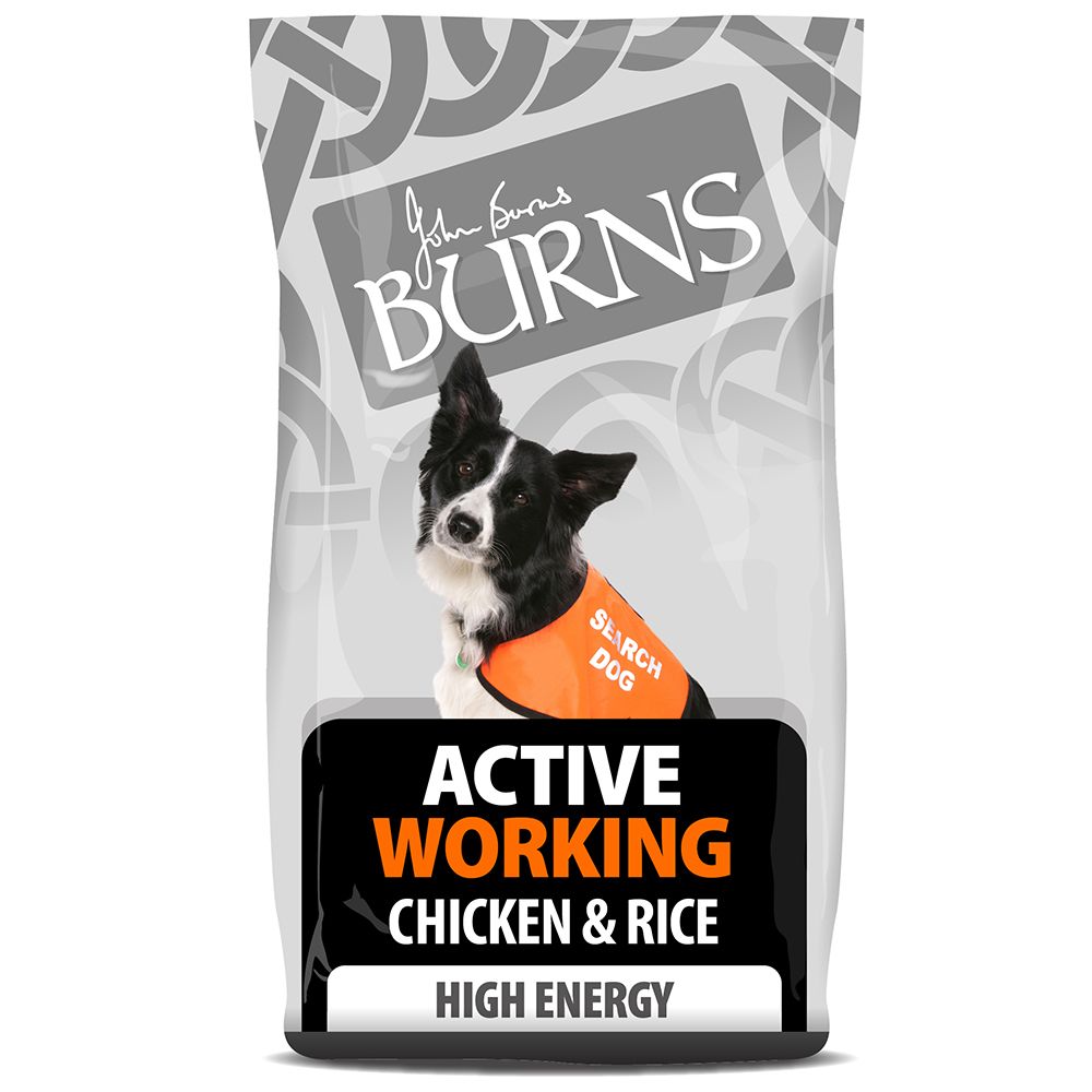 Burns Active Working - Chicken & Rice - Economy Pack: 2 x 12kg