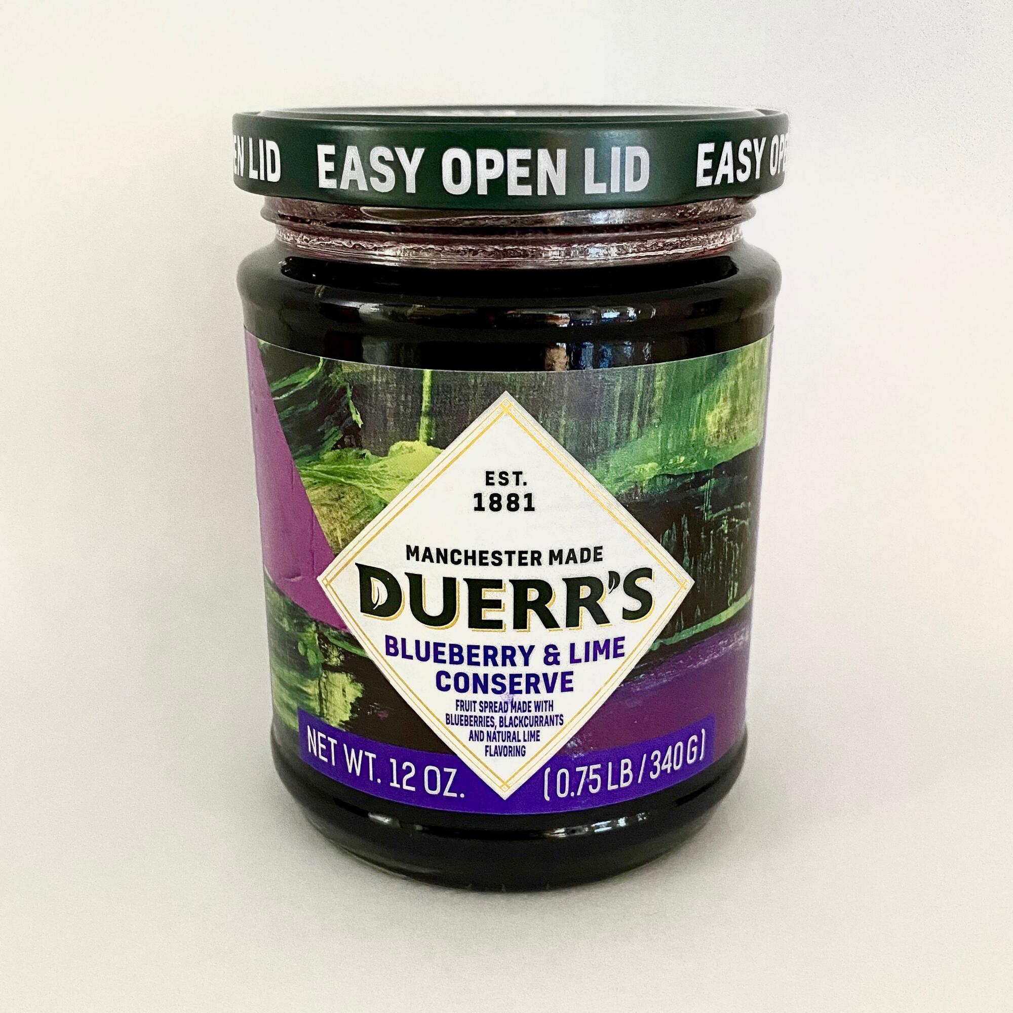 Duerr's Blueberry and Lime Conserve Set of 6 by World Market