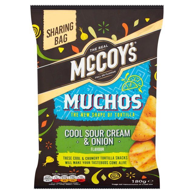 McCoy's Muchos Sour Cream & Onion Tortilla Crisps