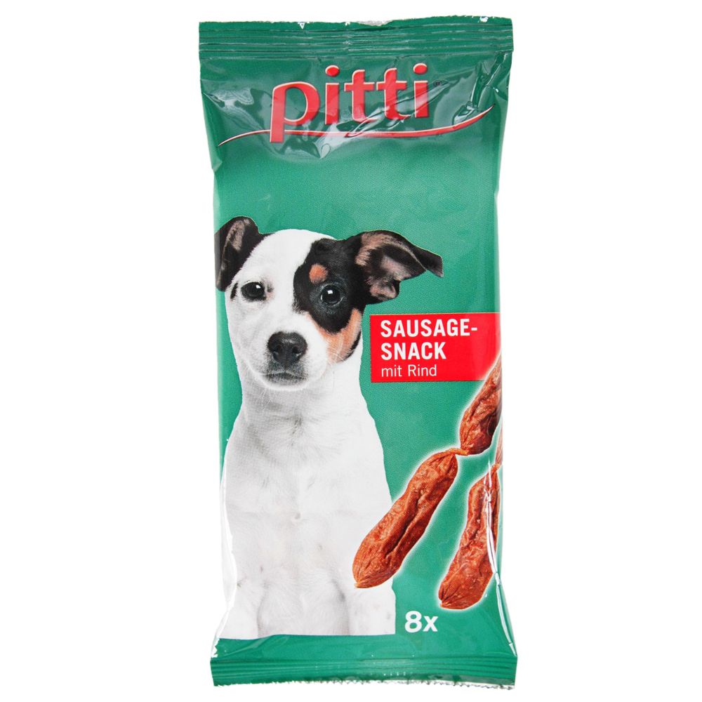 Pitti Beef Sausage Snack - Saver Pack: 4 x Beef (8 Pack)