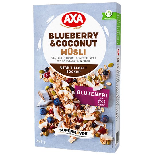 Mysli Blueberry & Coconut 85g - 32% alennus