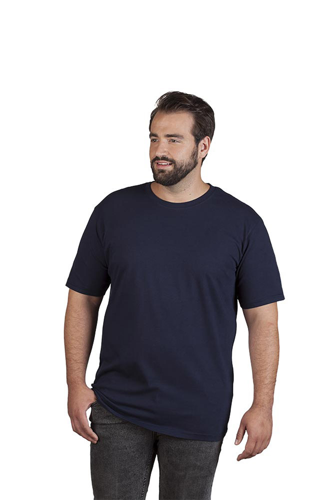 Bio T-Shirt Plus Size Herren, Marineblau, XXXL