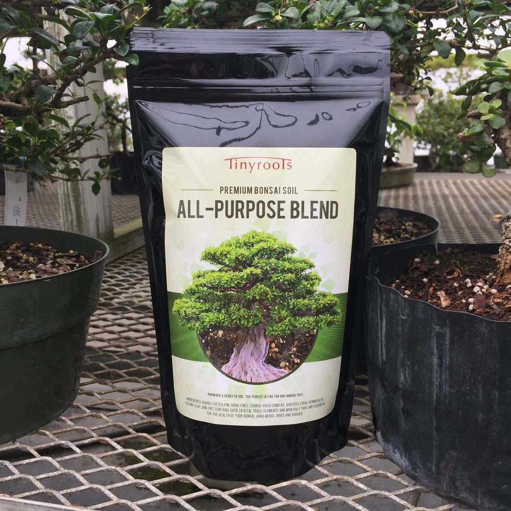 Bonsai Tree Soil - All Purpose Blend. Comes in 2 Quarts, 4 2.5 Gallons, & 5 Gallon Resealable Bag