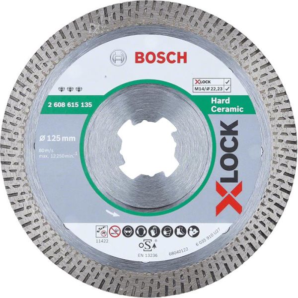 Bosch Best for Hard Ceramic Timanttikatkaisulaikka X-LOCK 85 × 22,23 × 1,4 × 7 mm