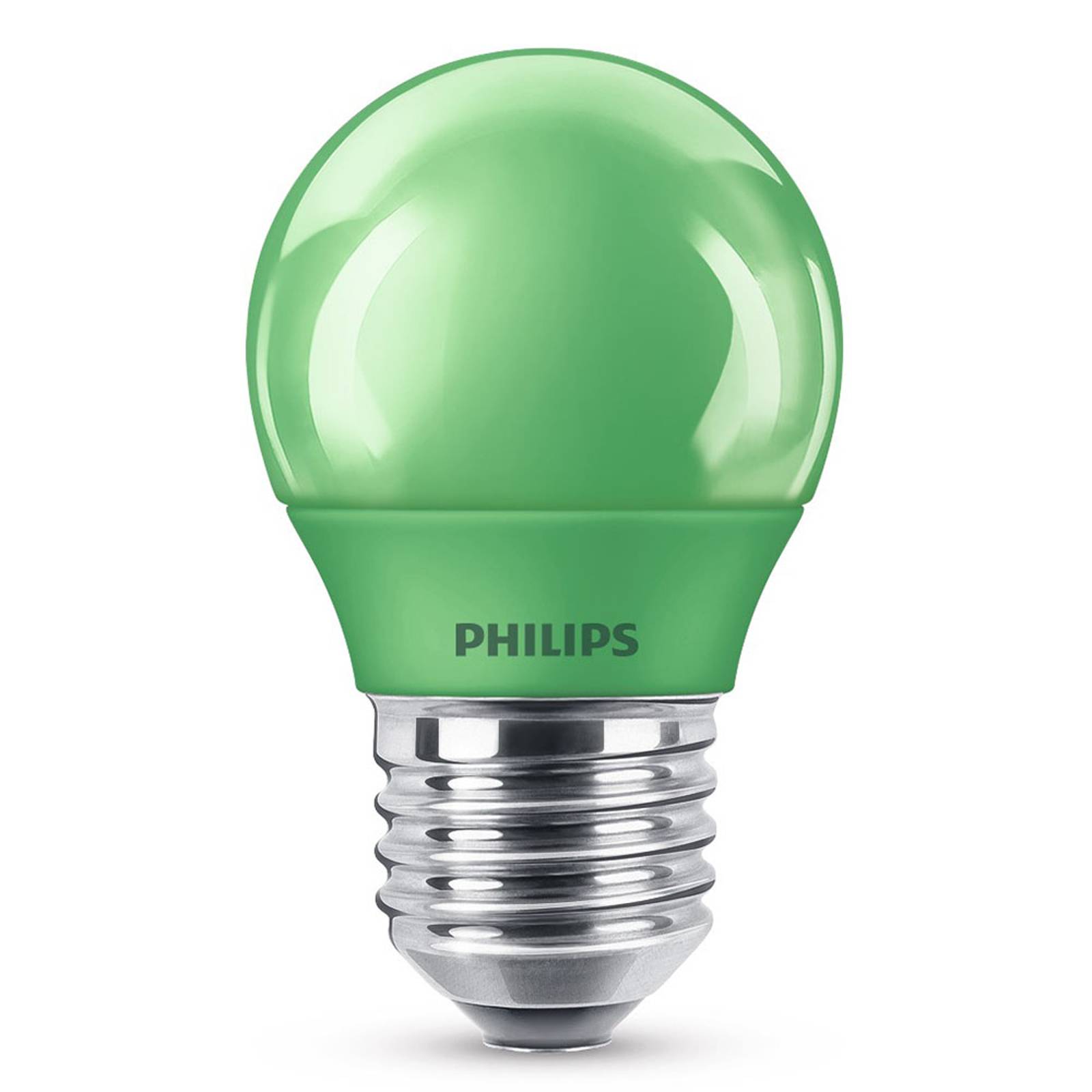 E27 P45 -LED-lamppu 3,1 W, vihreä