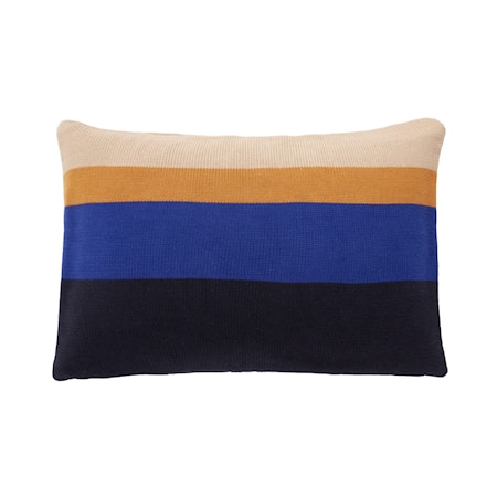 Tyyny täytteellä Puuvilla Sininen/oranssi/beige