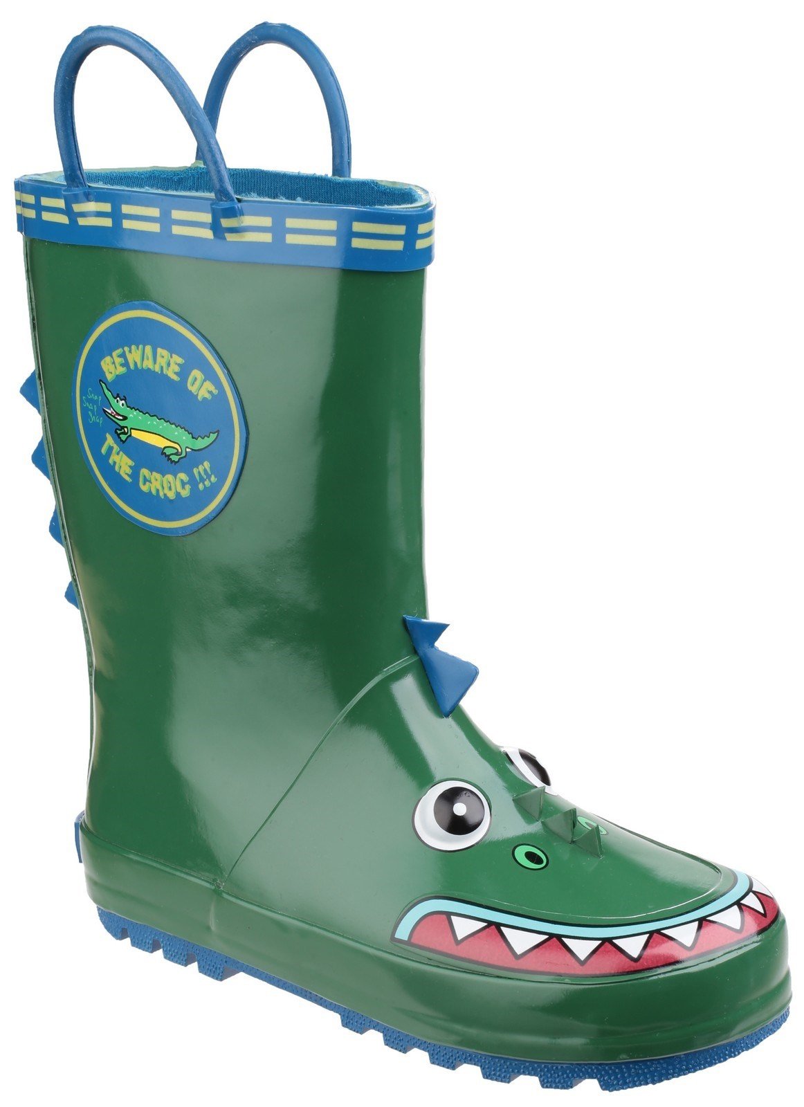 Cotswold Kids Puddle Waterproof Pull On Boot Multicolor 20962 - Crocodile 4.5