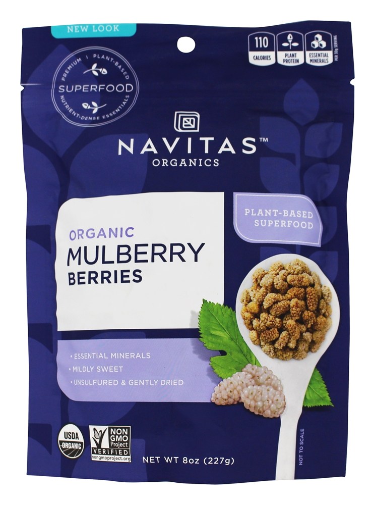 Navitas Organics - Mulberry Berries Certified Organic - 8 oz.