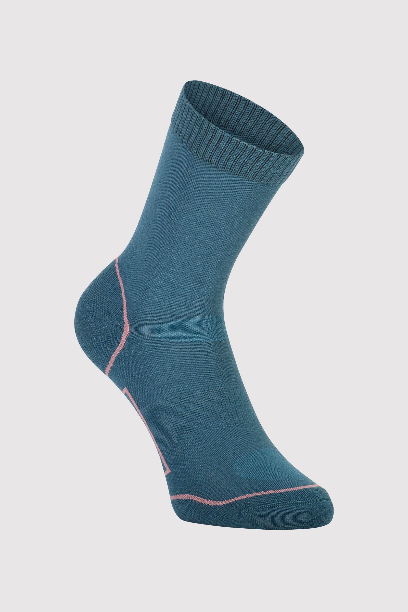 Mons Royale Unisex Tech Bike Sock 2.0 - Merino Wool, Deep Teal / 35-37