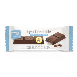 Easis Lys Chokolade med Vaniljefyld - 28 g
