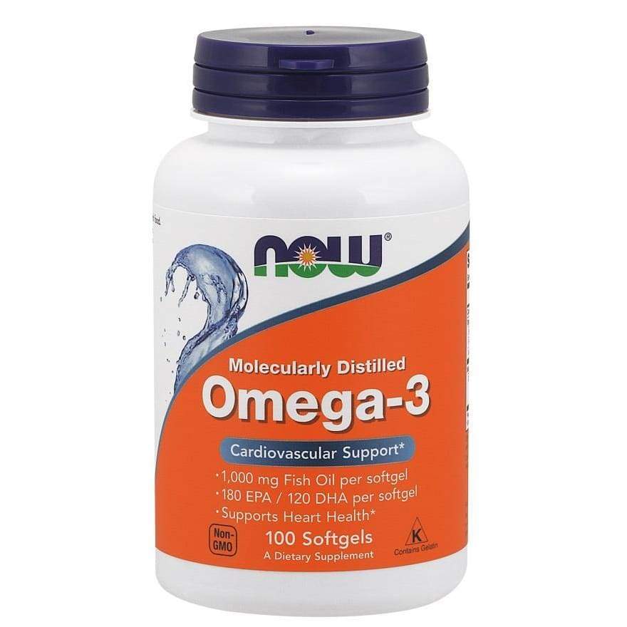 Omega-3 Molecularly Distilled - 100 softgels