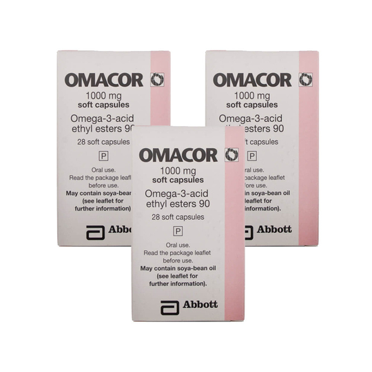 Buy Omacor Capsules 1000mg x3 Online