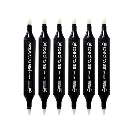Chartpak Spectra Ad Markers, Colorless Blender, Pack of 6 (Pk6-S0Ad)