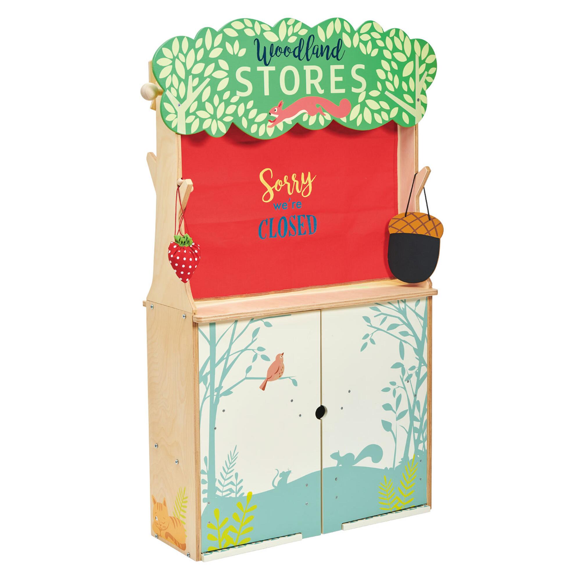 Tender Leaf Toys Woodland Stores and Puppet Theatre Play Set: Multi by World Market