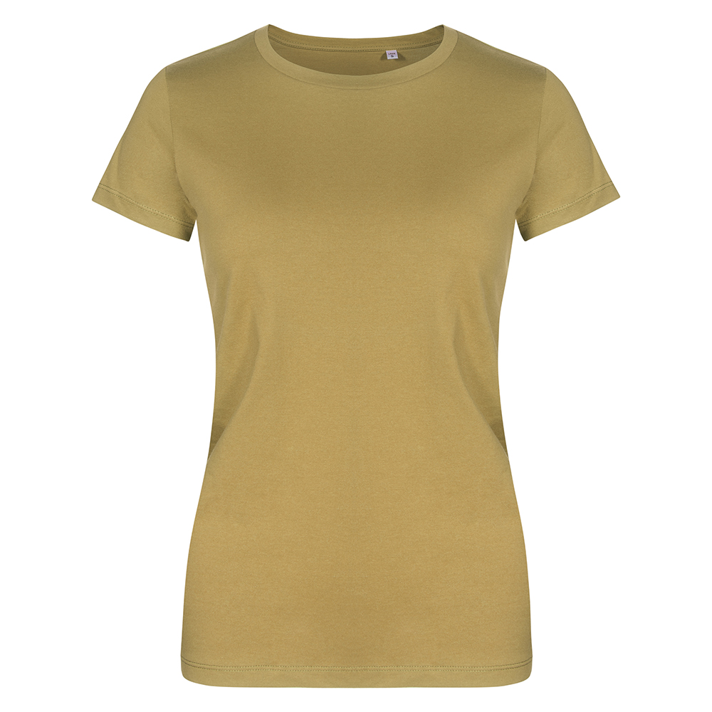 X.O Rundhals T-Shirt Plus Size Damen, Olivegrün, XXXL
