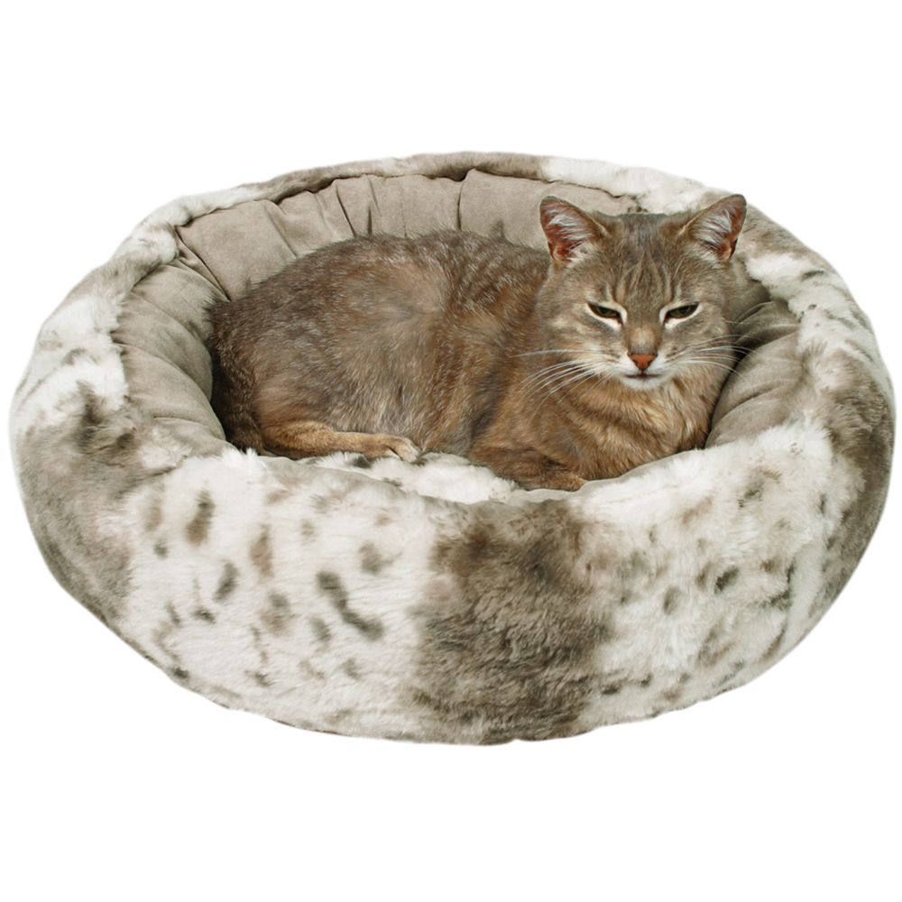 Trixie Plush Cat Bed Leika - Beige - Diameter 50cm