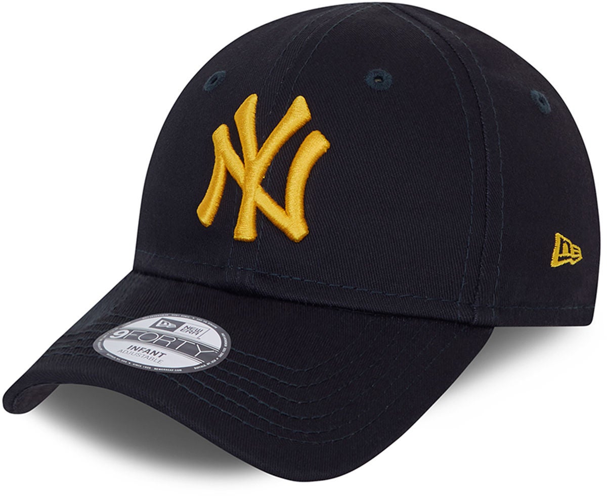 New Era NYY League Essential 9Forty Kappe, Navy Yellow, 0-2 Jahre