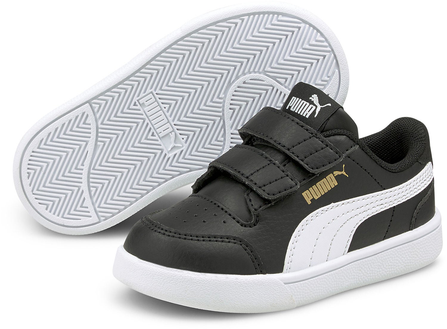 Puma Shuffle V Inf Sneakers, Black/White, 24