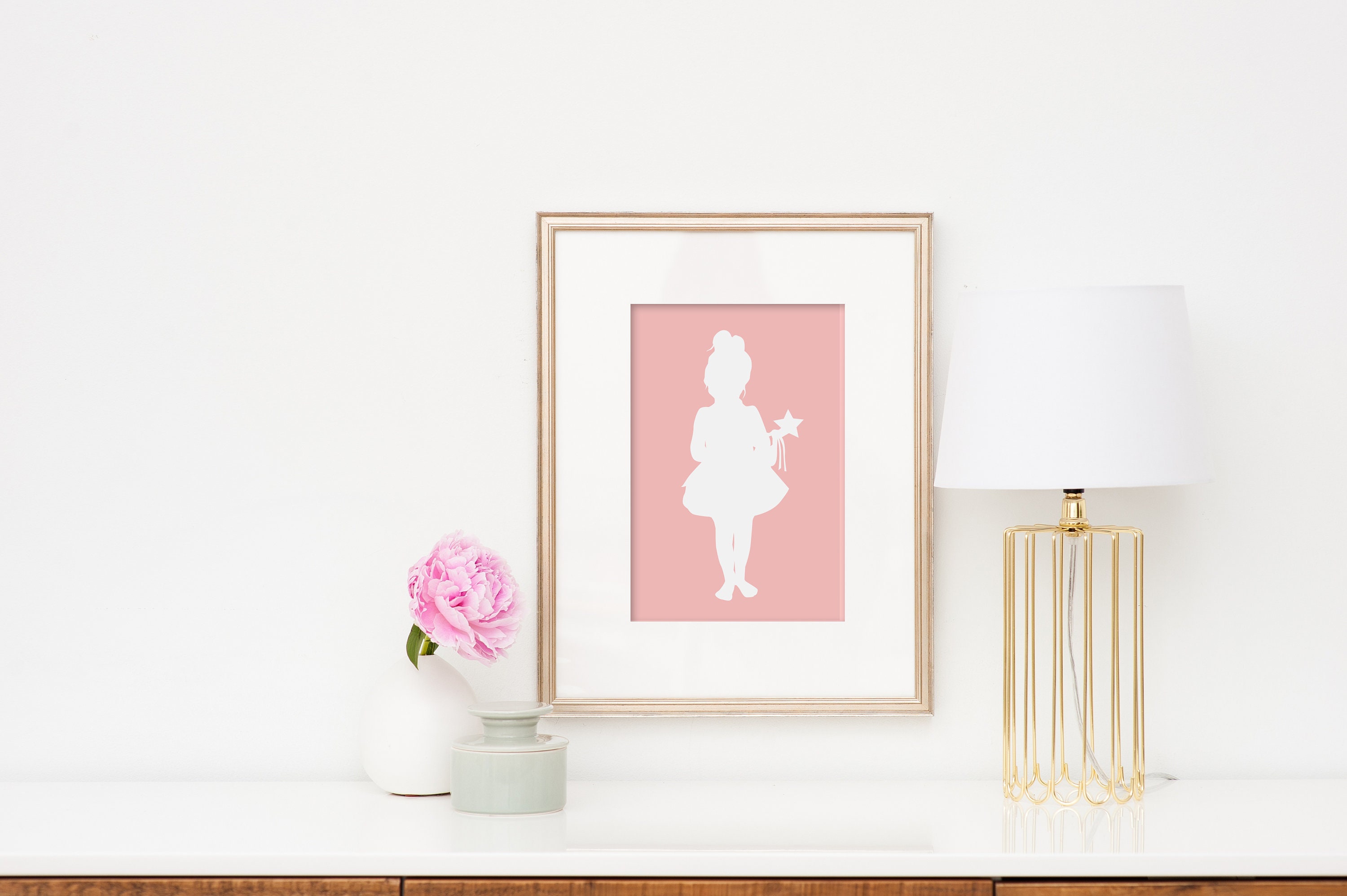 Custom Full Body Silhouette Print - Personalized Portrait Made From Your Photos Silhouettes
