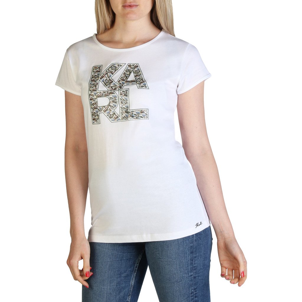 Karl Lagerfeld Women's T-Shirt Various Colours KL21WTS01 - white XS