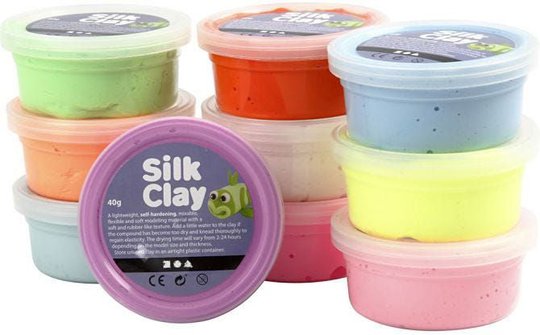 Silk Clay Blandede Farger Basic 2