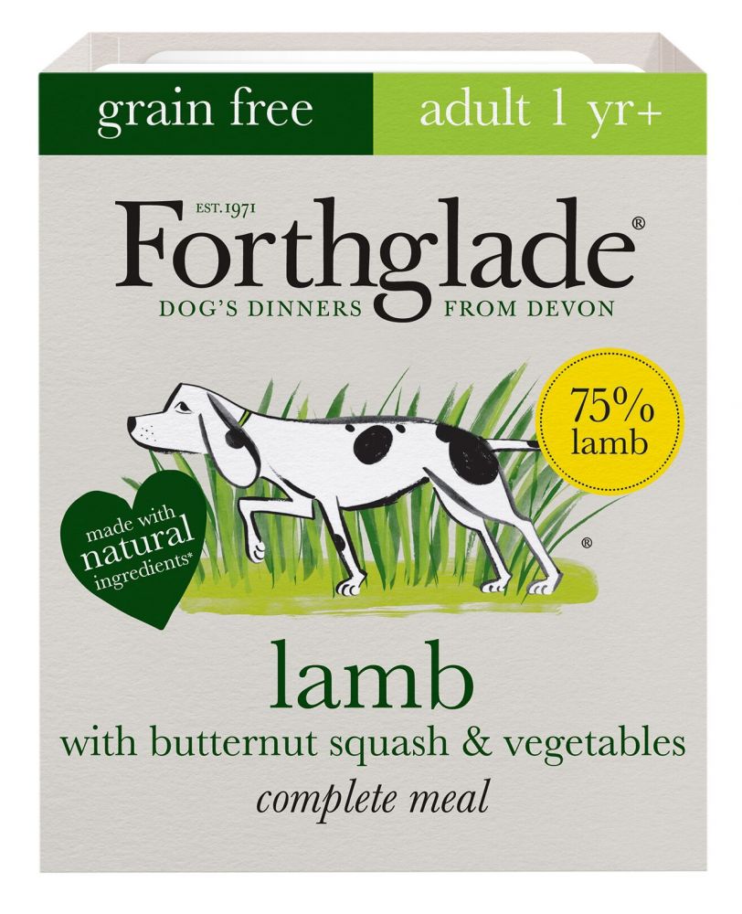 Forthglade Complete Meal Grain Free Adult Dog - Lamb - 18 x 395g