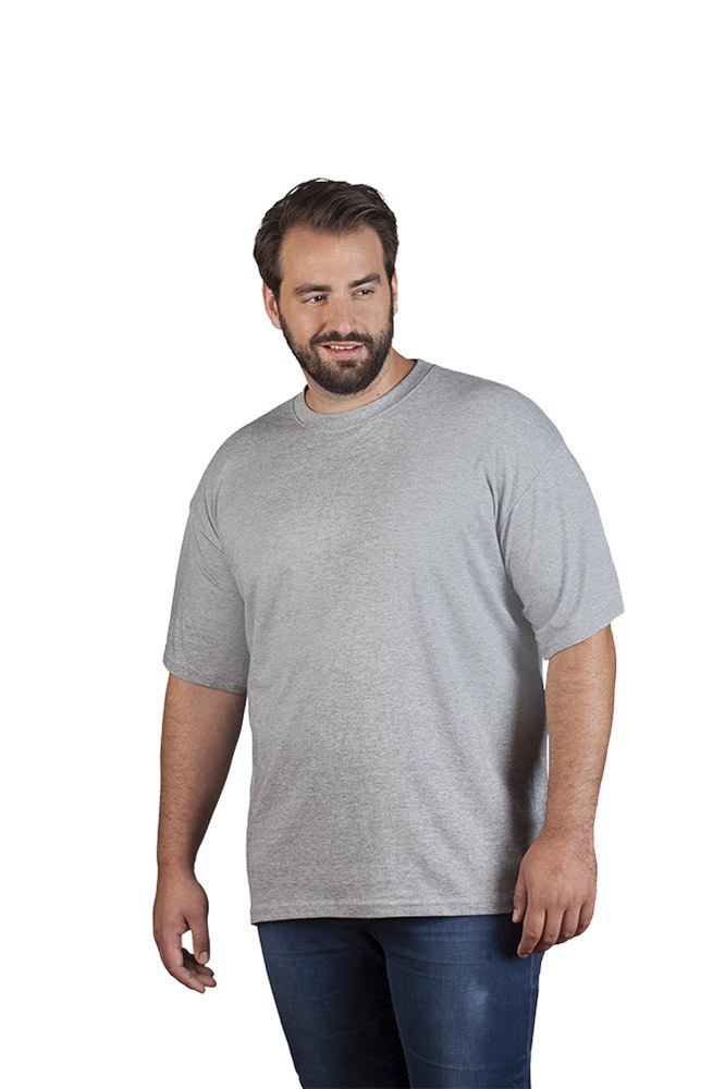 Premium T-Shirt Plus Size Herren, Sportgrau, 4XL
