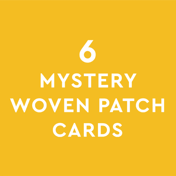 6 Mystery Bundle Woven Patch Cards