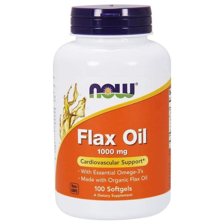 Flax Oil, 1000mg - 100 softgels