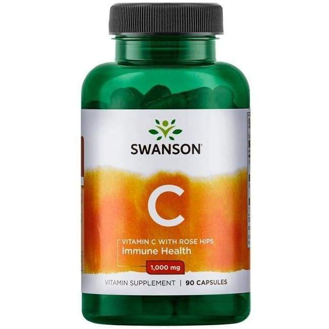 Vitamin C with Rose Hips Extract, 1000mg - 90 caps