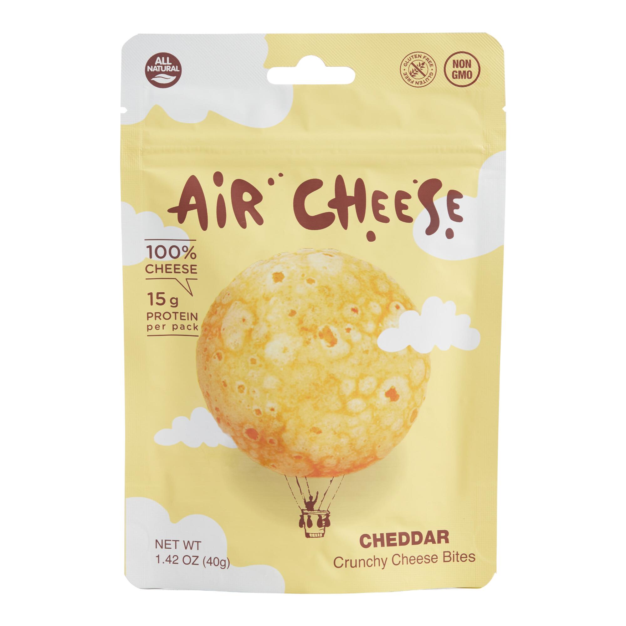 Air Cheese Cheddar Crunchy Cheese Bites Set of 10 by World Market