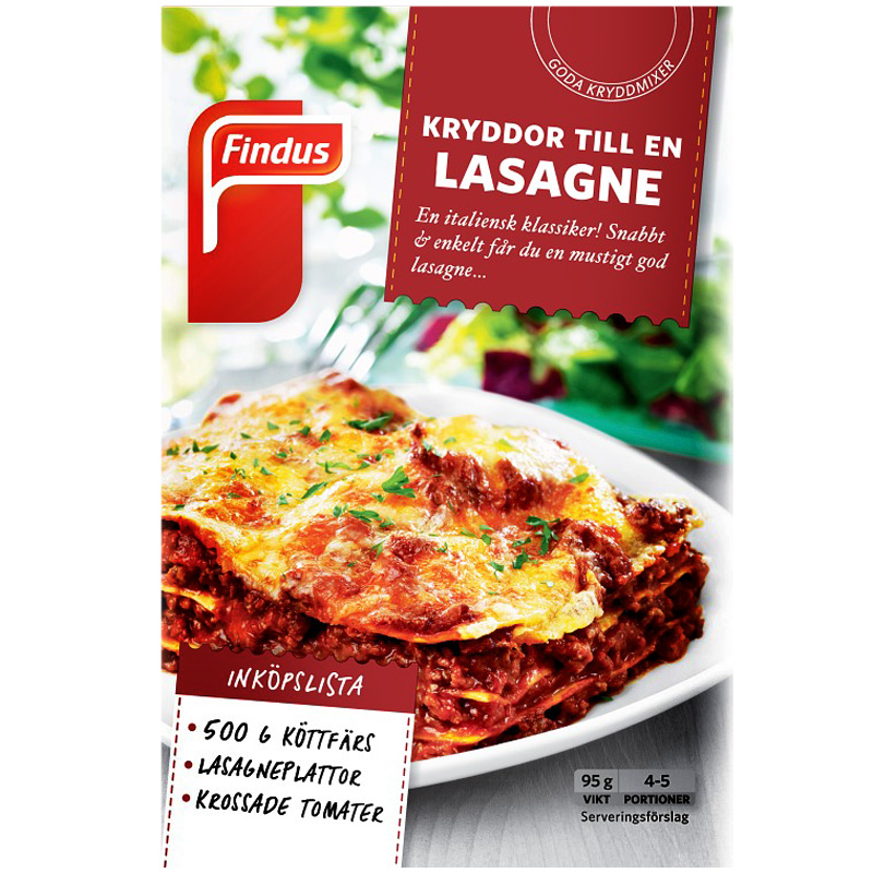 Kryddmix Lasagne - 30% rabatt