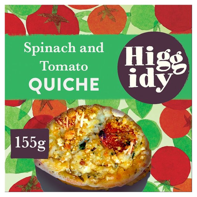 Higgidy Spinach & Tomato Quiche