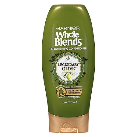 Garnier Whole Blends Replenishing Conditioner Legendary Olive, For Dry Hair - 12.5 fl oz