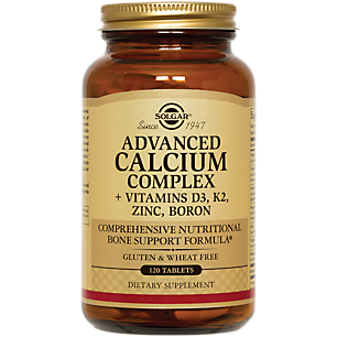 Advanced Calcium Complex + Vitamins D3, K2, Zinc & Boron (120 Tablets)