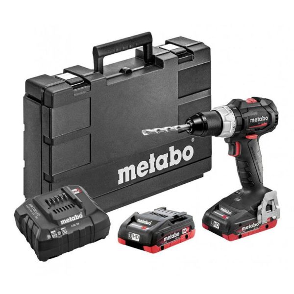 Metabo BS 18 LT BL SE Borskrutrekker med batterier og lader