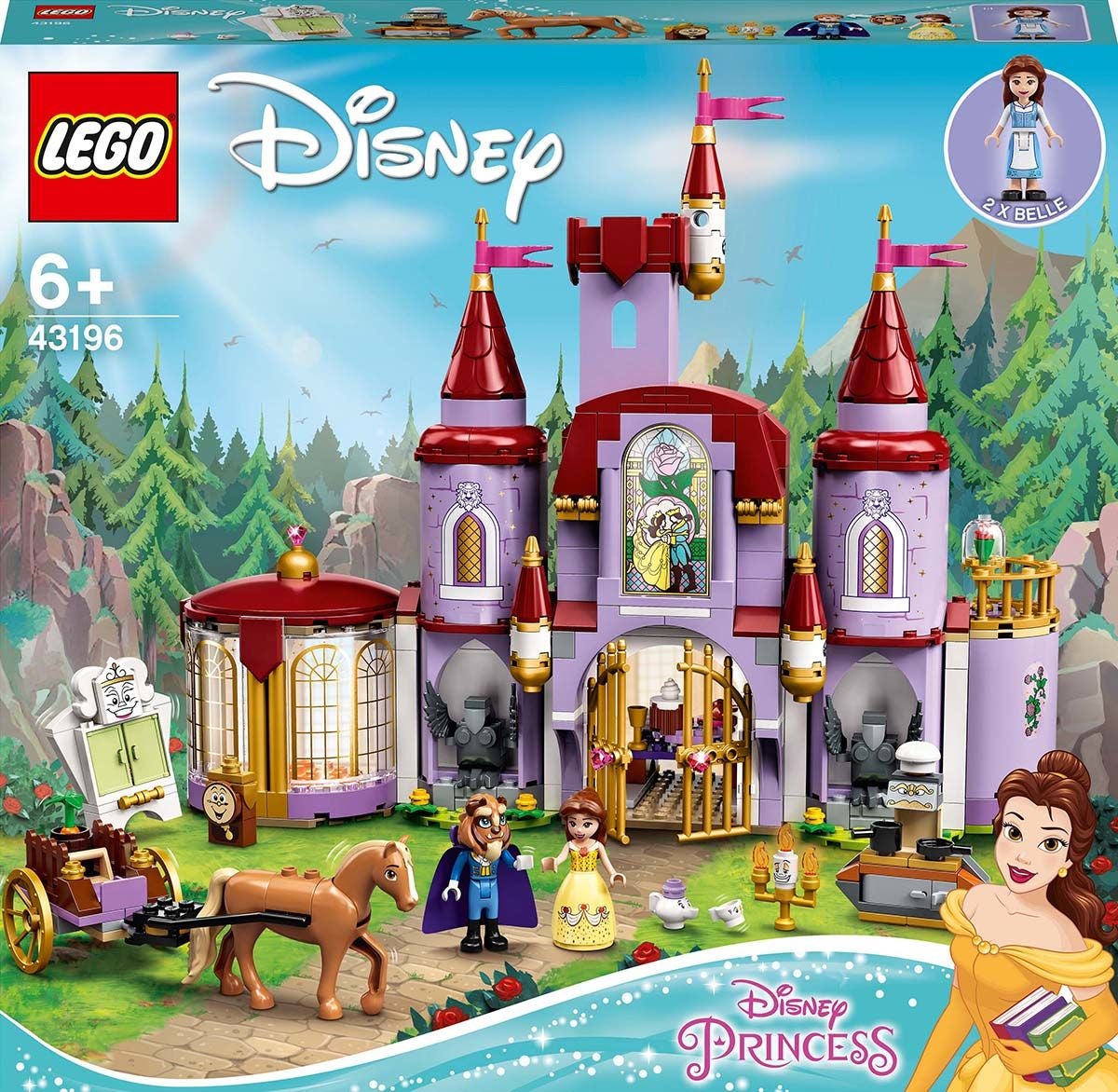 Osta LEGO Disney Prinsessat 43196 Bellen ja Hirviön Linna Verkossa |  