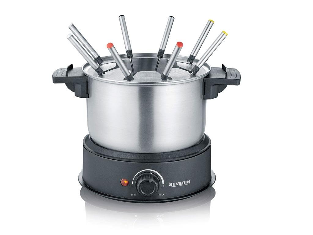 Severin - Fondue Set 1,40 L - Black/Steel (14880)