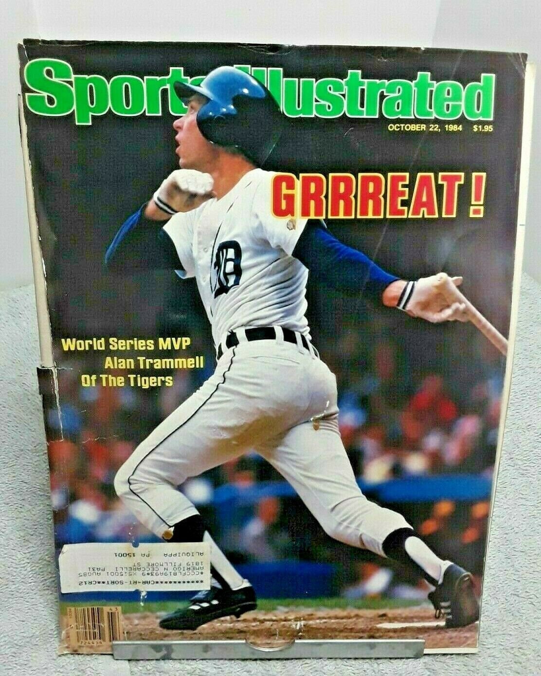 Sports Illustrated October 1984 Alan Trammell Detroit Tigers World Series Mvp Randy White Dallas Cowboys