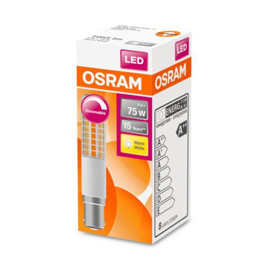 OSRAM-LED-lamppu Special T B15d 8W 2 700 K dim