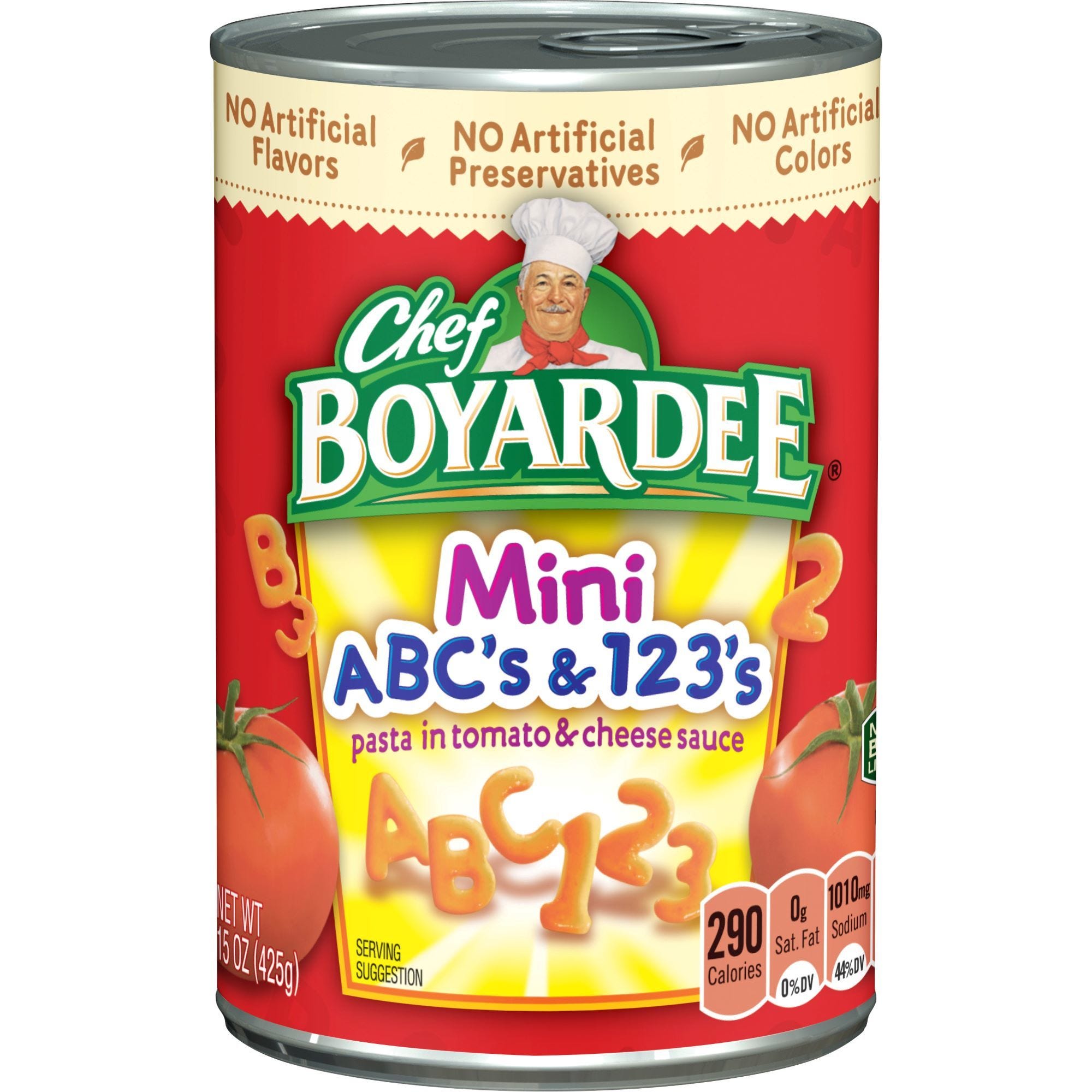 Chef Boyardee Mini ABC's & 123's with Meatballs - 15 oz