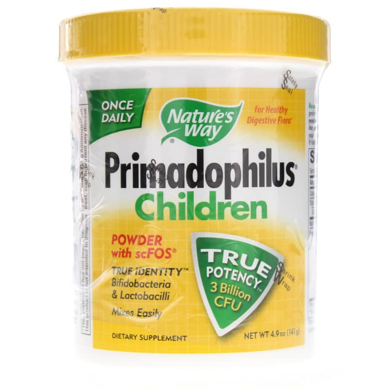 Natures Way Primadophilus Children Powder with FOS 4.9 Oz