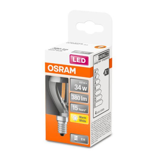 OSRAM Classic P Mirror -LED-lamppu E14 4W 2 700 K