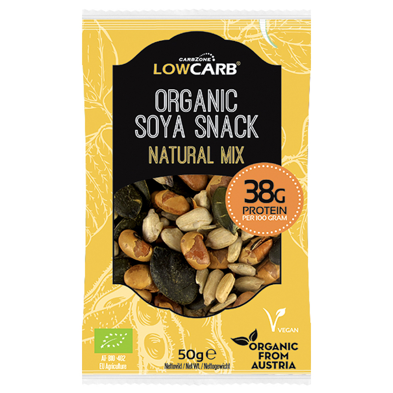 Eko Protein Soya Snack "Natural Mix" 50g - 60% rabatt