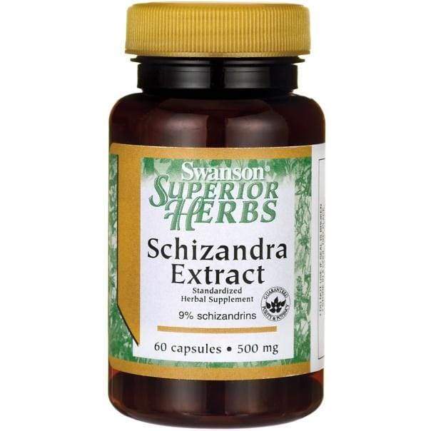 Schizandra Extract, 500mg - 60 caps
