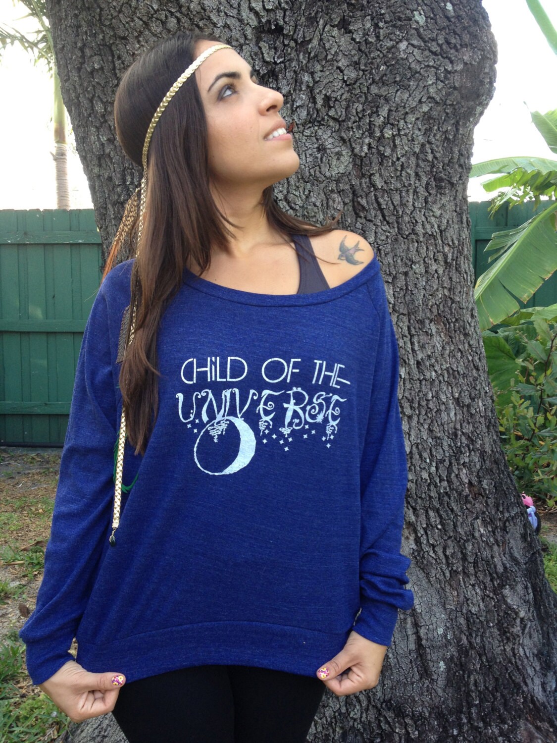 Child Of The Universe Tri-Blend Light Weight Raglan Pullover