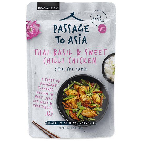 Kastike "Thai Basil & Sweet Chilli" 200g - 50% alennus