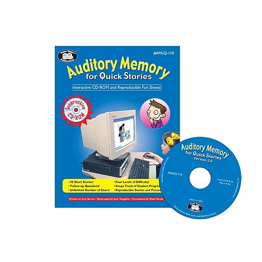 Super Duper Auditory Memory For Quick Stories Interactive CD-ROM